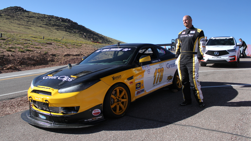 Newcombe and his Tiburon.